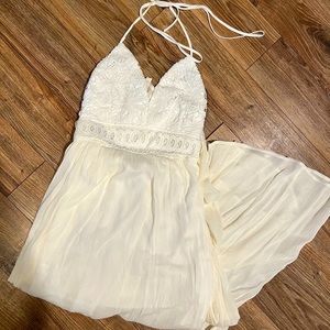 WHITE Beachy Maxi Dress